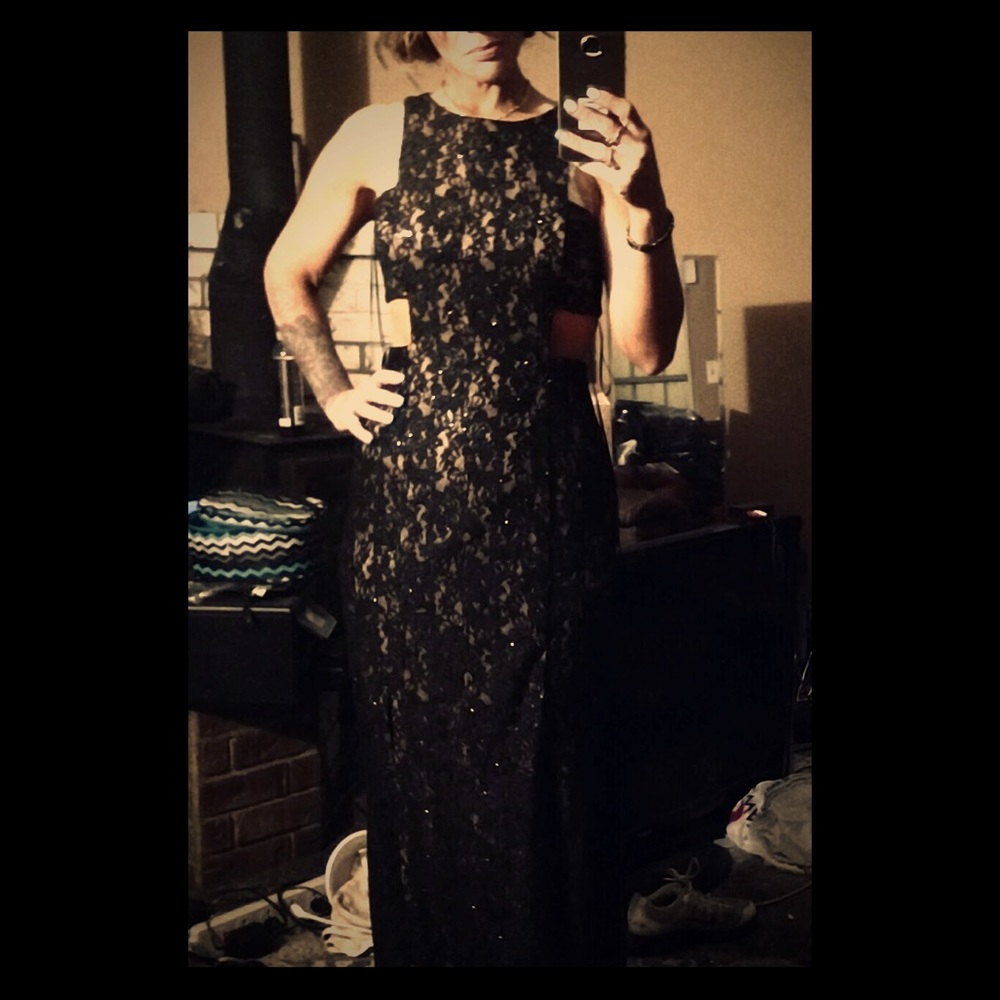 Long black dress size 6